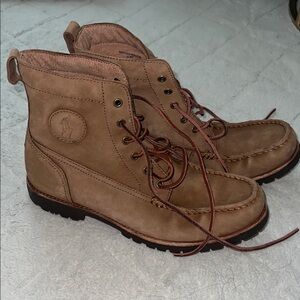 Ralph Lauren Men's Brown Leather Boots